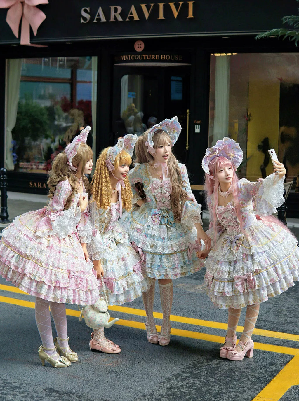 Candlelight Sonata - Sweet Lolita Long-Sleeve OP Dress - image 13
