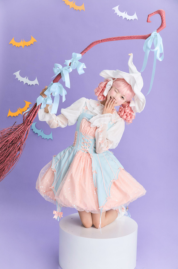 Halloween Gothic Lolita JSK Dress, Pumpkin-inspired Dress - image 34