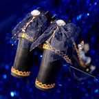 Bright PU Wedding Lolita Thick High Heels - image 7
