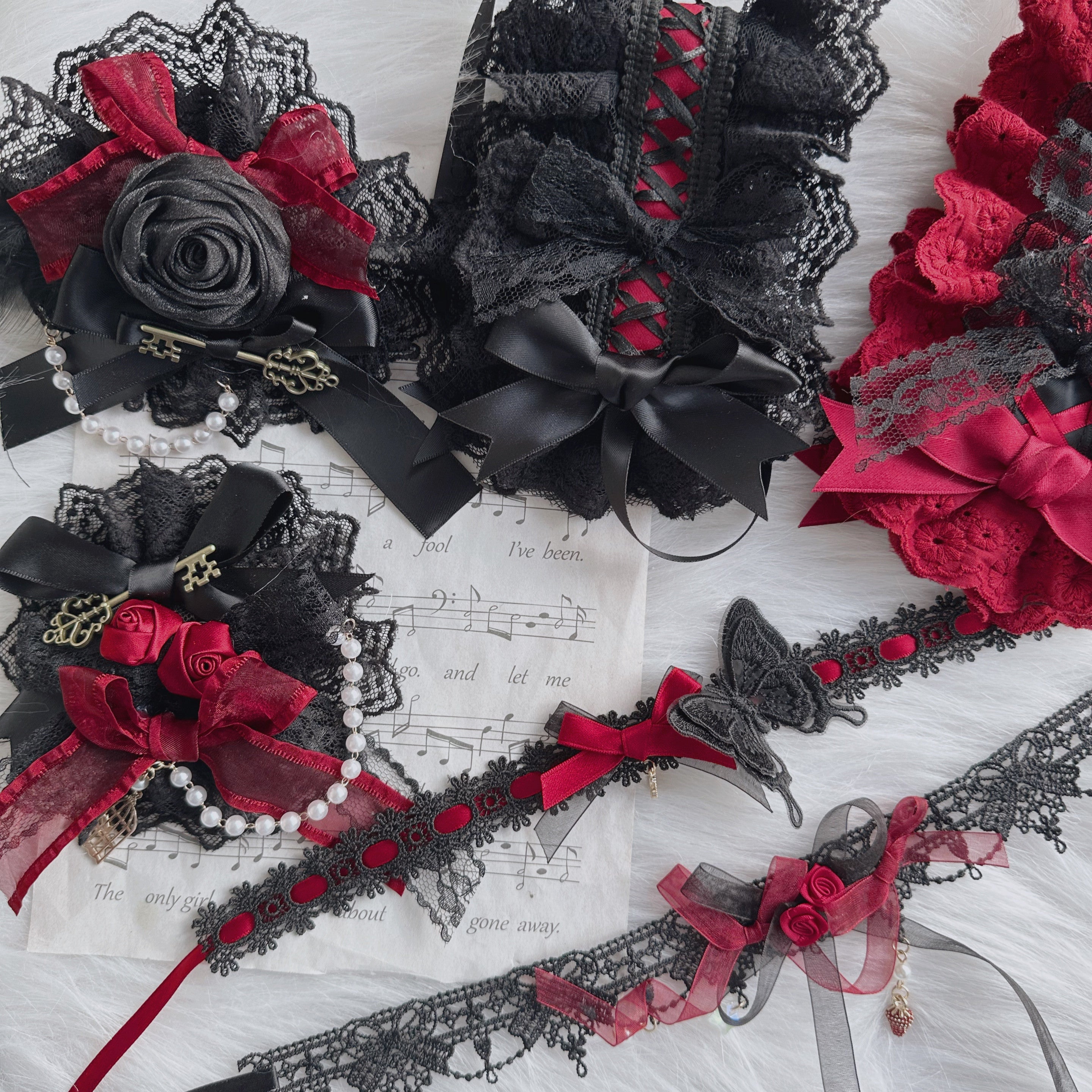 Gothic Handmade Lolita Hairband Collection - image 19