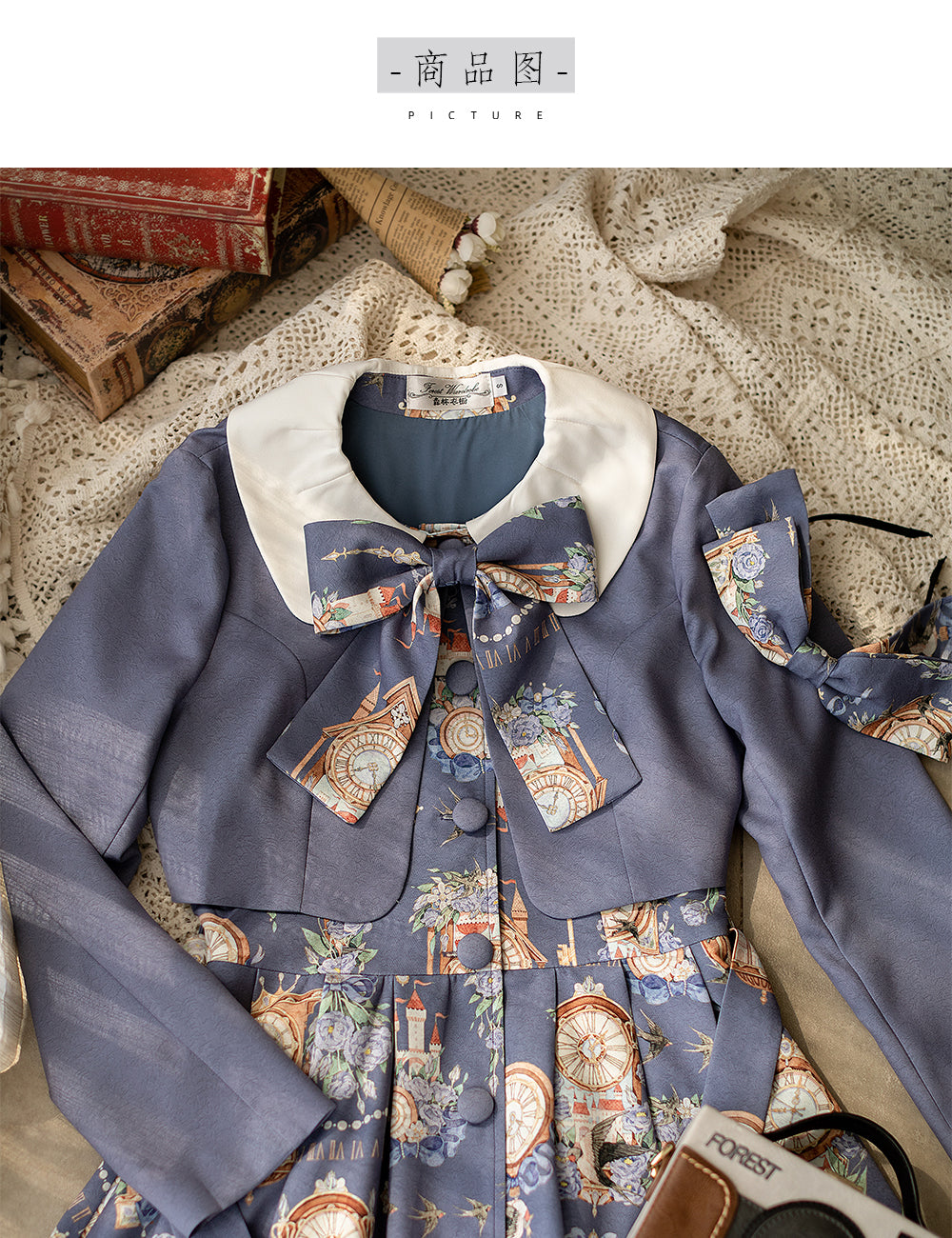 Classical Lolita Dress and Coat Suit - image 6