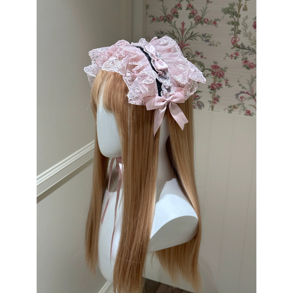 Satin Gift Box - Sweet Lolita JSK Dress, Bows and Layered Lace - image 25