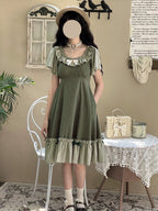 Cotton Plus Size Lolita OP Dress with Pockets - image 4