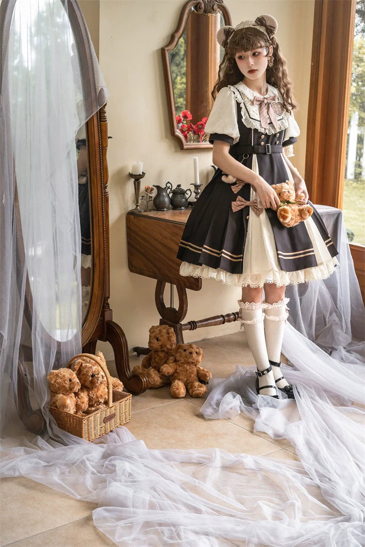 Chocolate Workshop - Classic Lolita Short and Long OP Dress - image 7