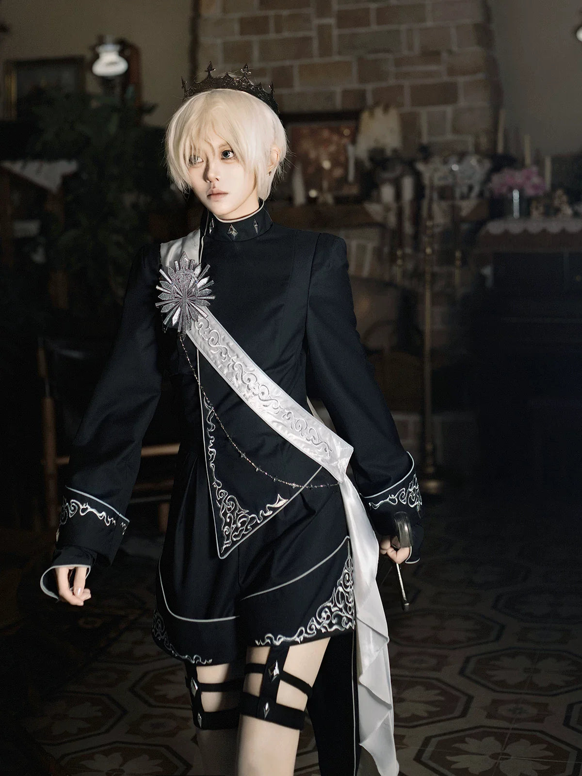 Oathbound Sword - Ouji Top, Shorts and High-Low Coat Collection - image 12