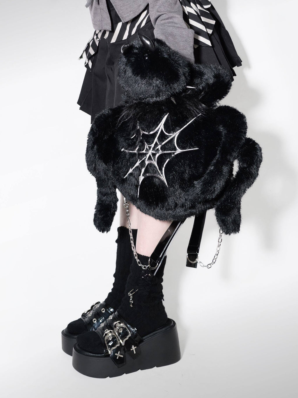 Dark Spider - Gothic Plush Shoulder Bag - image 8