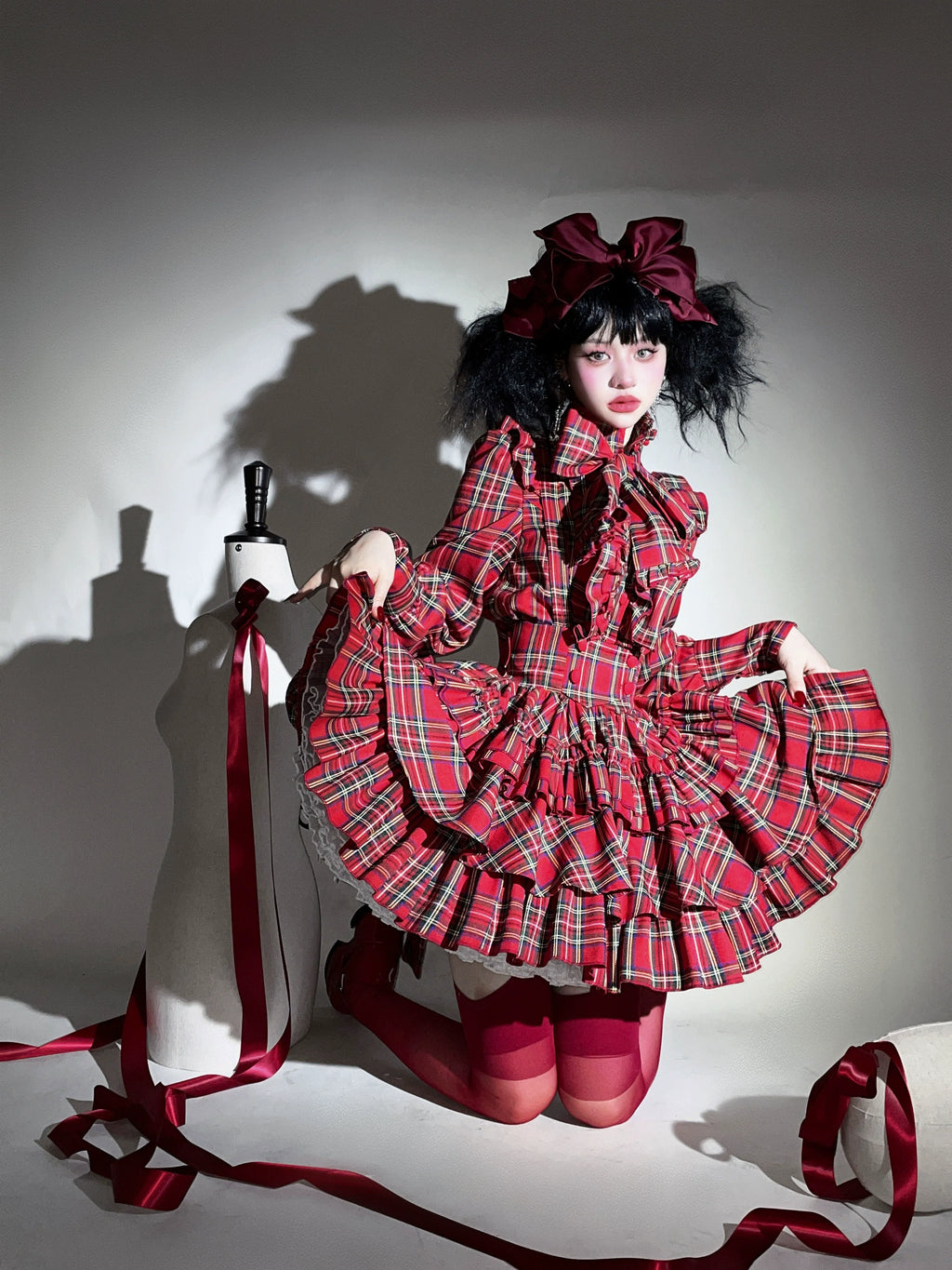Humanoid Gift Box - Plaid Gothic Lolita Blouse & SK - image 10