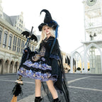 Astro Cat - Gothic Lolita OP Suit Witch Lolita Dress and Shawl - image 5