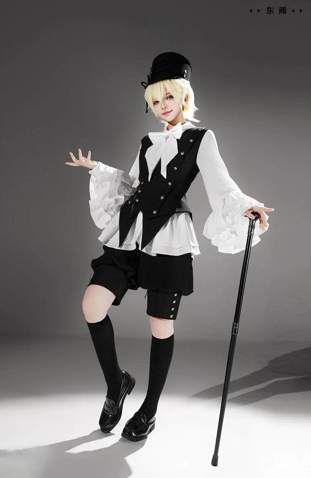 Ashes - Vintage Ouji Lolita Blouse and Shorts Set - image 15