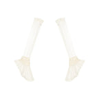 White Mist Promise - Classic Lolita Corset OP Set, Edwardian Collar & Tiered Hem - image 35