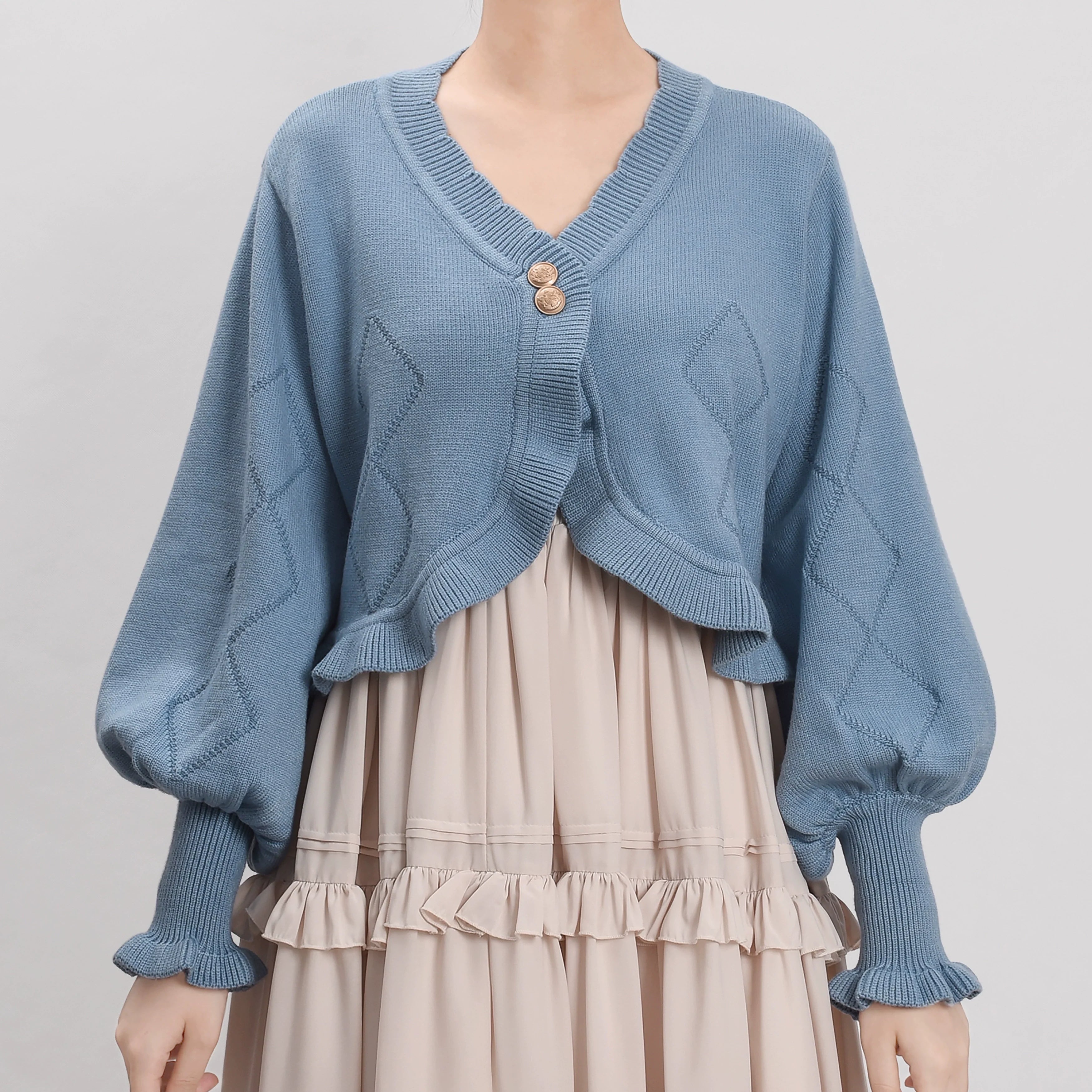 Cookie - Vintage Lolita Cardigan, Short Sweater - image 10
