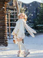 Rabbit & Bear - Winter Kawaii Lolita Cape and Shorts - image 11