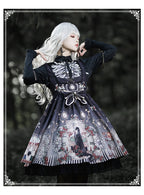 Black Fairytale - Gothic Twins Lolita JSK - image 21