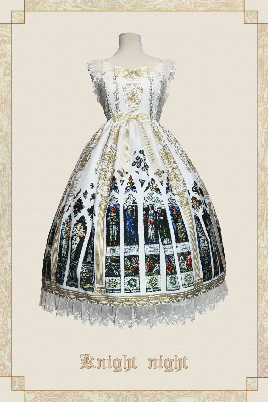 The Saint Priest - Stained Glass Lolita JSK Dress - image 1