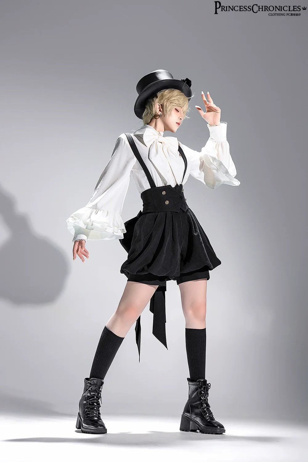 Doll - Retro Ouji Lolita Shirt Outfit - image 5
