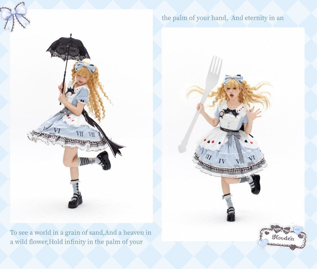 Alice Fantasy Moment Lolita OP Dress Set - image 6