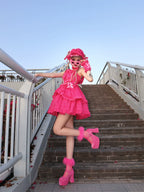 Halloween Gothic Lolita Short JSK Dress - image 30