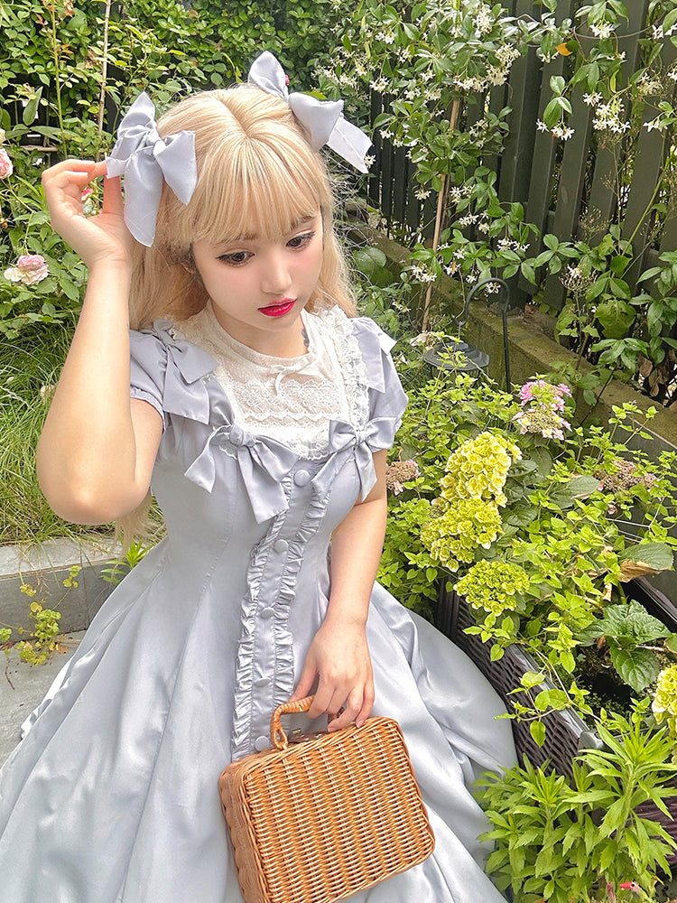 Long Version Elegant and Vintage Lolita OP and Accessories - image 21