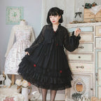 Spring Breeze - Plus Size Spring Lolita JSK Dress with Rose Decoration - image 6