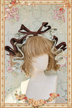 Chandelier - Old School Lolita OP Dress, Polka Dot, Chandelier Print and Accessories - image 21