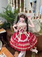 Gilded Memories Princess Lolita Tiered JSK Dress - image 9