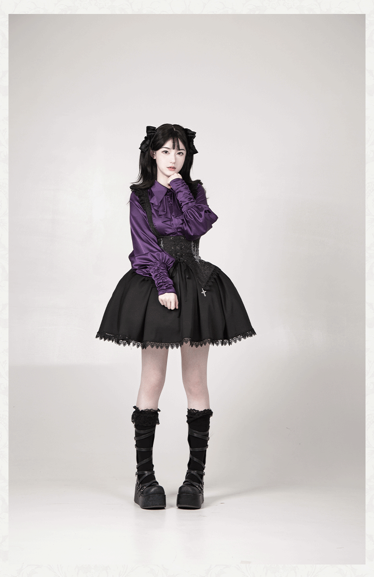 Thorny Night Gothic Lolita Bust-Support JSK - image 26