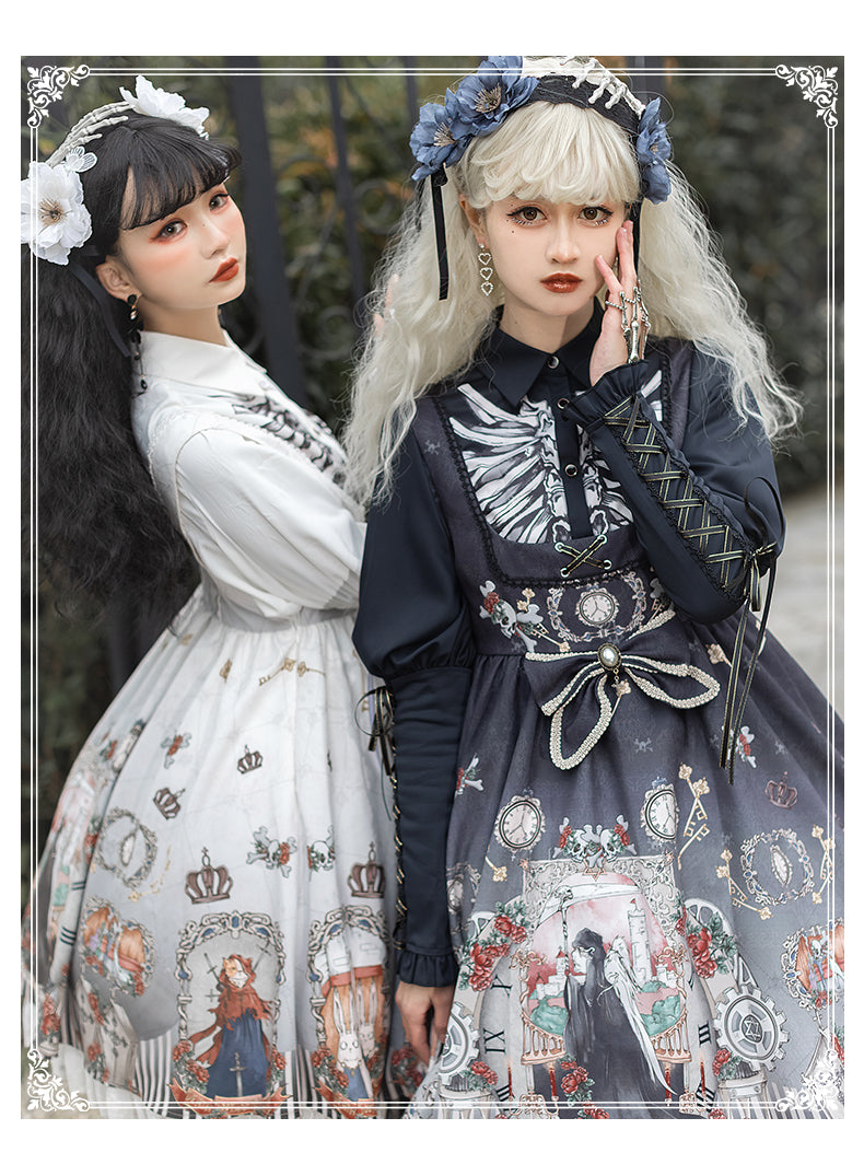 Black Fairytale - Gothic Twins Lolita JSK - image 8