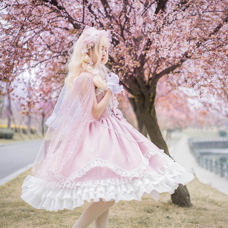 Fate Quartet Gothic Bridal Lolita JSK Dress - image 79