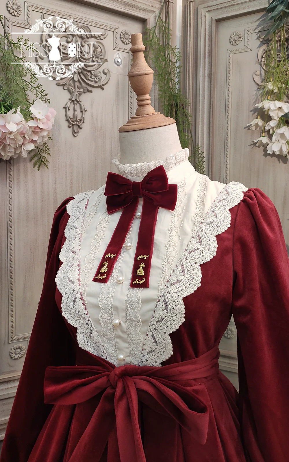 Vintage Elegant Velvet OP Dress - image 91