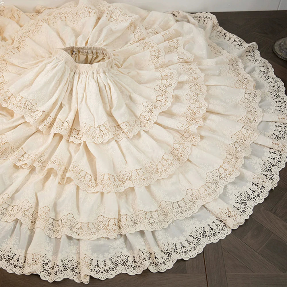 Forest Waltz - Classic Lolita Tiered Skirt Multi-layer Embroidered SK - image 76