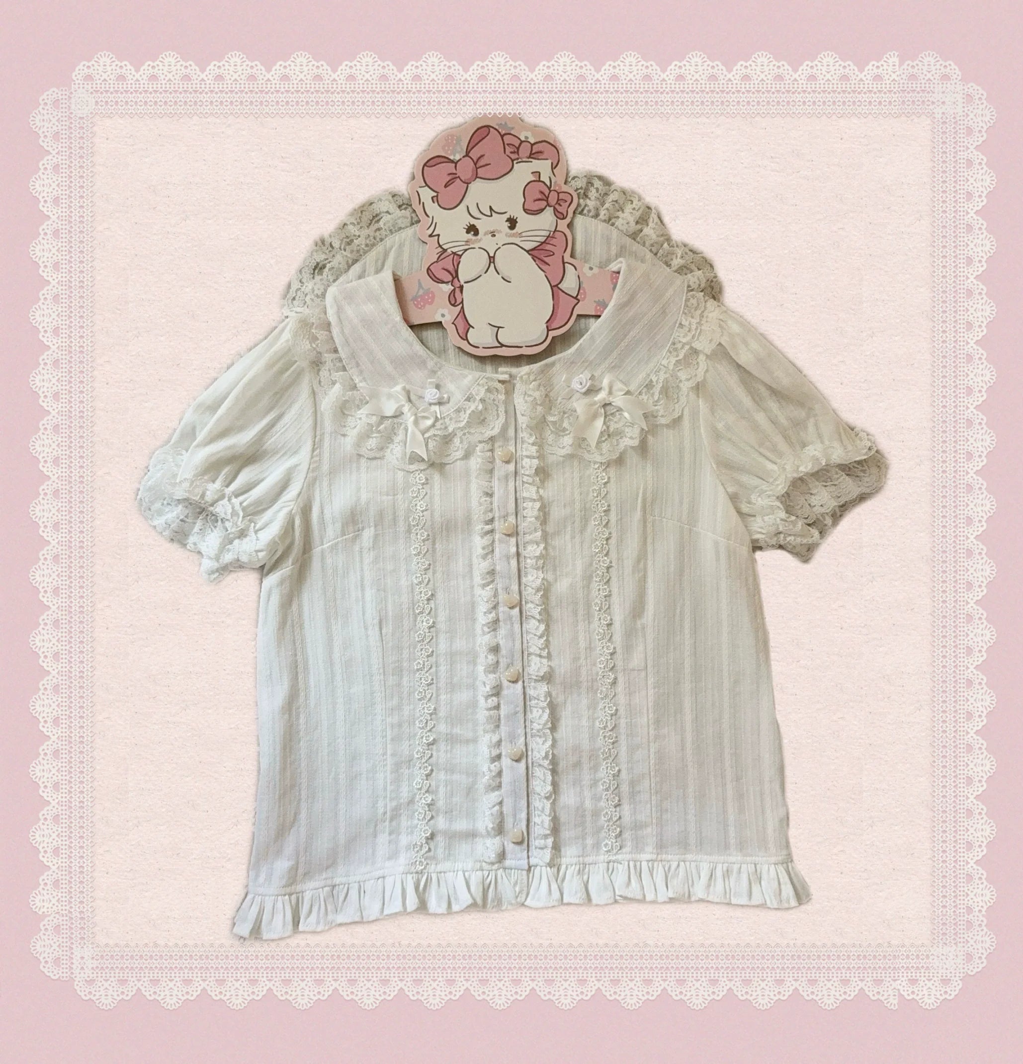 Plaid Baileys - Pink Plaid Old School Lolita JSK Dress - image 37