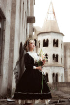 Vintage Elegant Velvet OP Dress - image 35