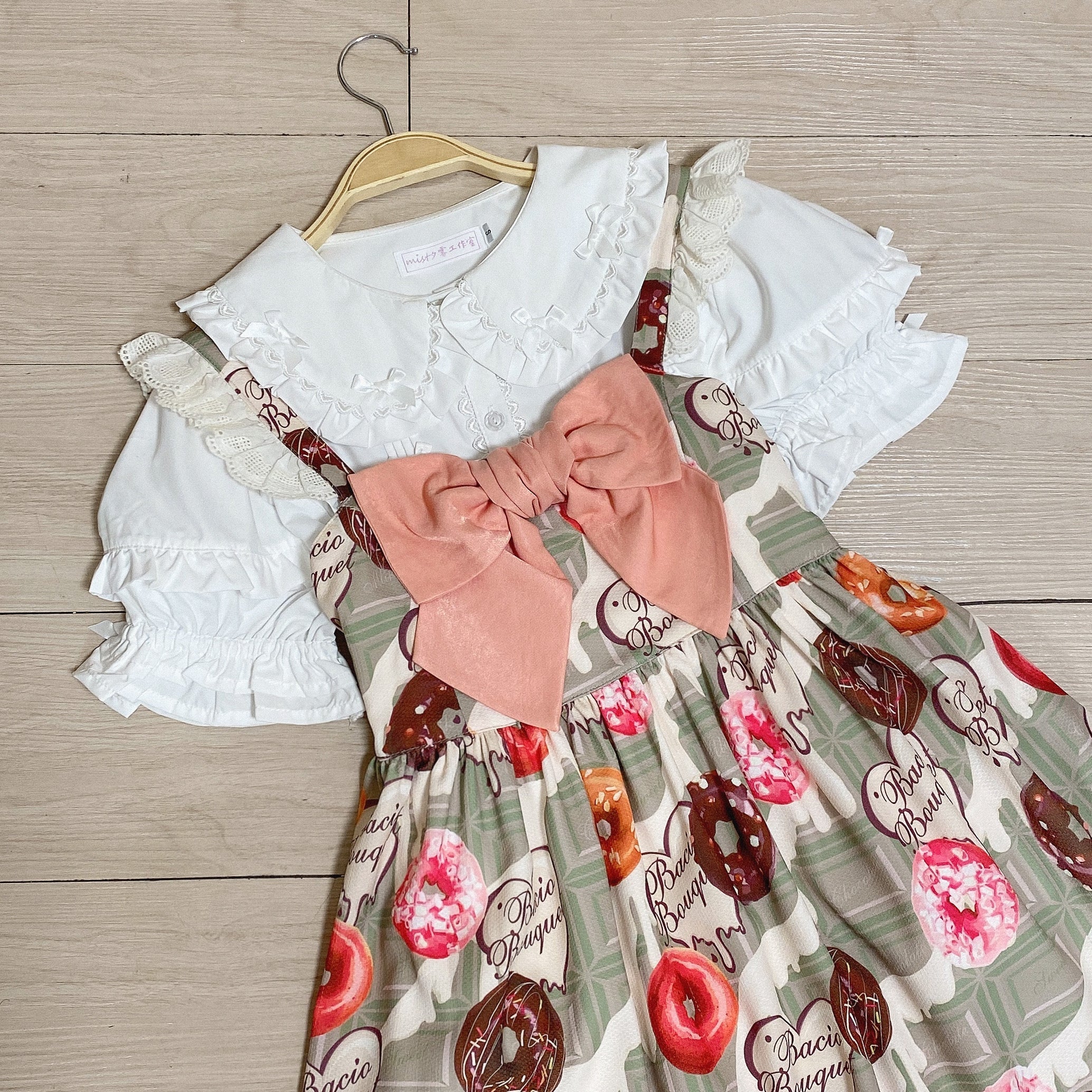 Creamy Condensed Milk - Kawaii Lolita Short-Sleeve Shirt - image 30