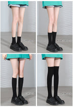 Velvet Solid Summer Lolita Calf Socks and Knee Socks - image 1