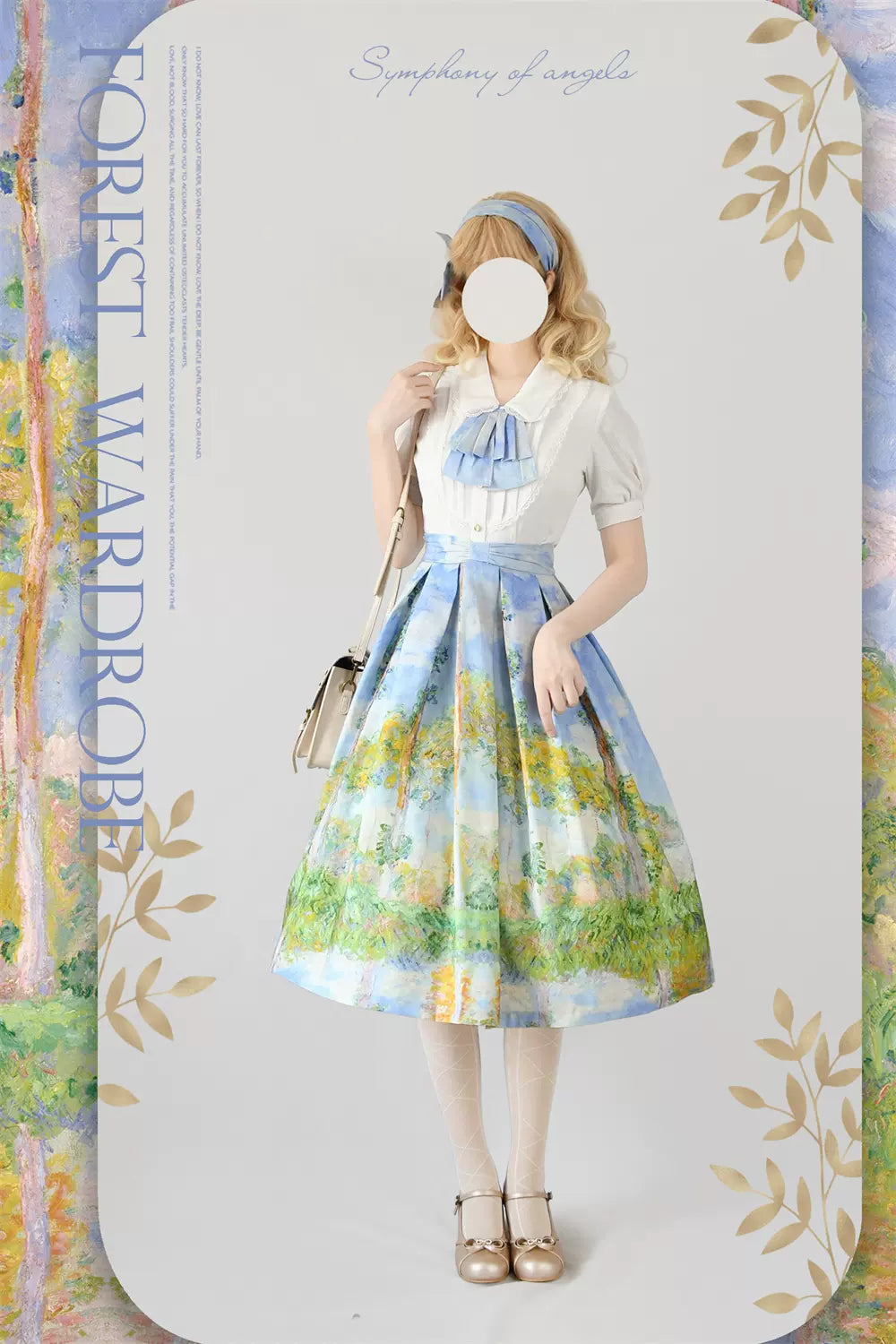 Monet Oil Painting - Retro Classic Lolita SK - image 20