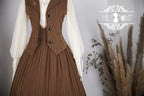 Rose Doll - Elegant Lolita Striped Fishbone Skirt - image 95