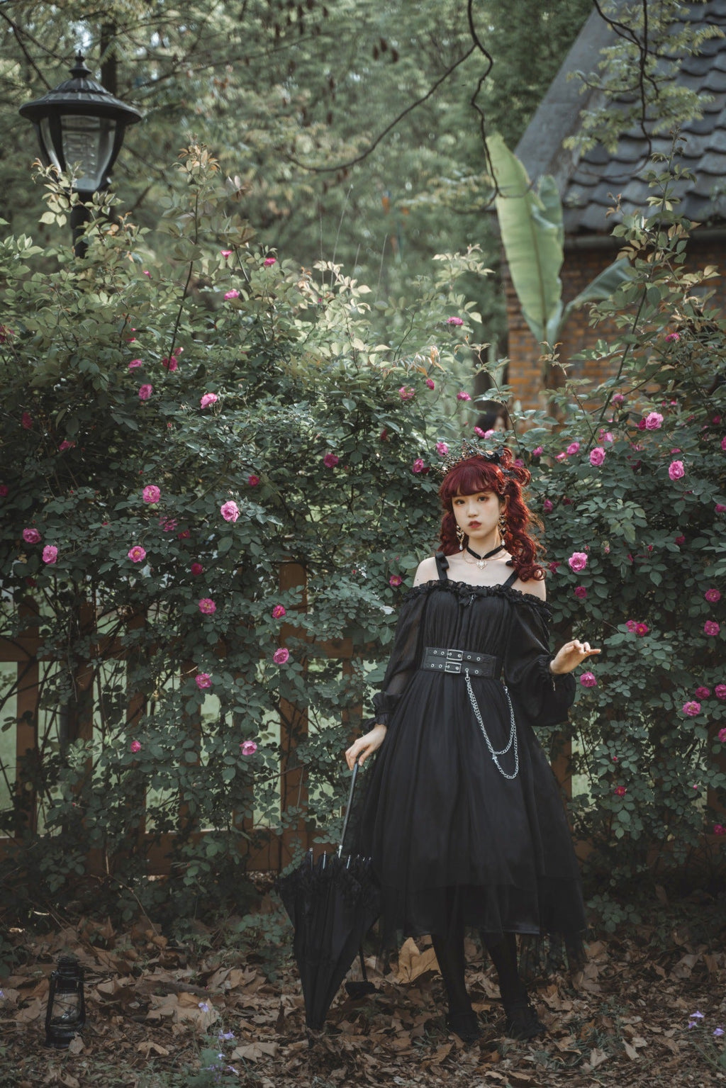 The Girl Assassin - Halloween Gothic Lolita Irregularly Hemline Dress - image 19