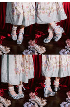 Sisi Elegant Satin Square-Toe Lolita Shoes - image 11