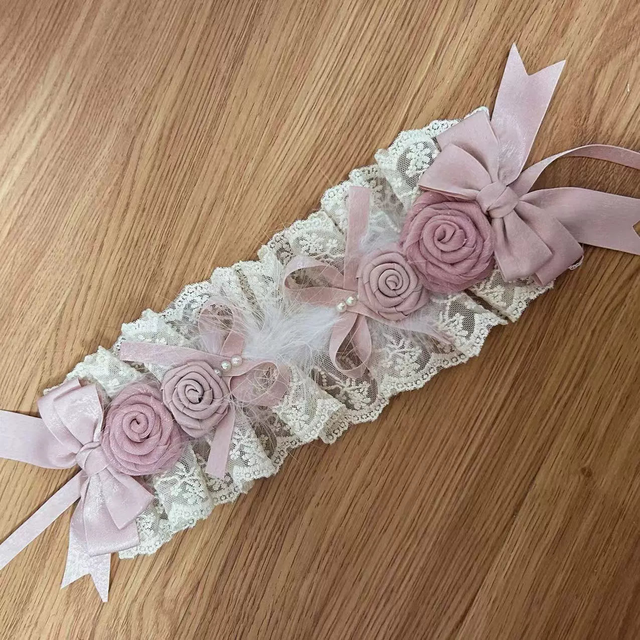 Satin Ballet Sweet Lolita Feather Bow Headdress - image 29