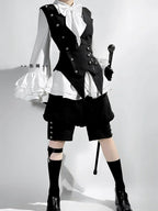 Ashes - Vintage Ouji Lolita Blouse and Shorts Set - image 18