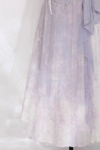 Han Lolita Dress Side Slit Purple JSK Dress - image 24