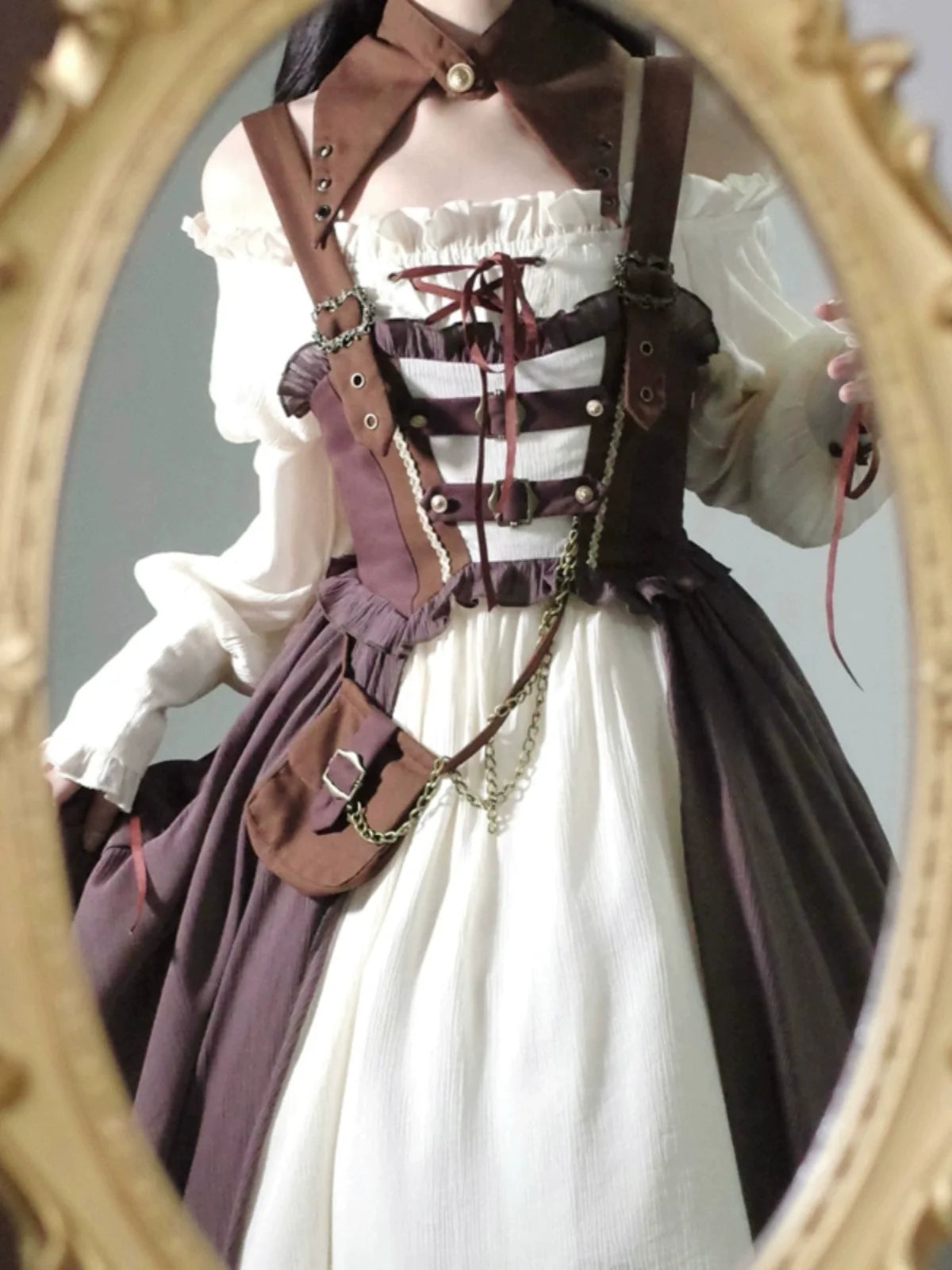 Pirate Guide - Vintage Lolita Suit Vest JSK Dress - image 12