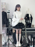 Sweet Lolita Blouse Princess Sleeve Shirt Inner Wear - image 16