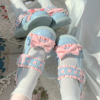 Cute Bow Candy-Colored Lolita Flat Shoes - image 19