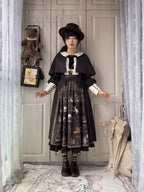 German Bookshelf - Classic Lolita OP Dress & Detachble Cape - image 42