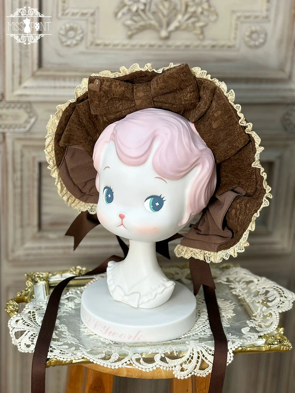 Classical Chocolate - Lolita Bowler Hats, BNT, Berets, Jabot and Brooches - image 10