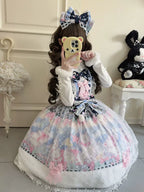 Candy Mary Cat - Fluffy Sweet Lolita JSK Dress, Kitten Print - image 10