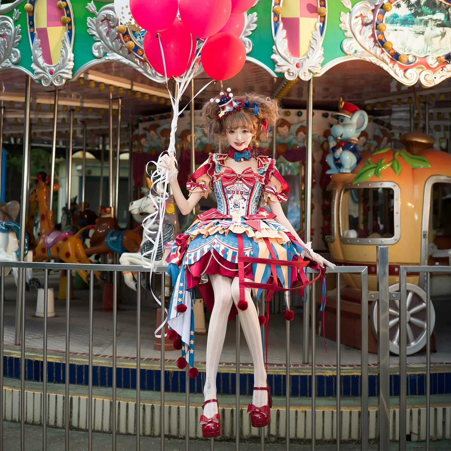 Circus Fairy Tale Opener - Doll-Like Kawaii Lolita Dress and Accessories - image 3