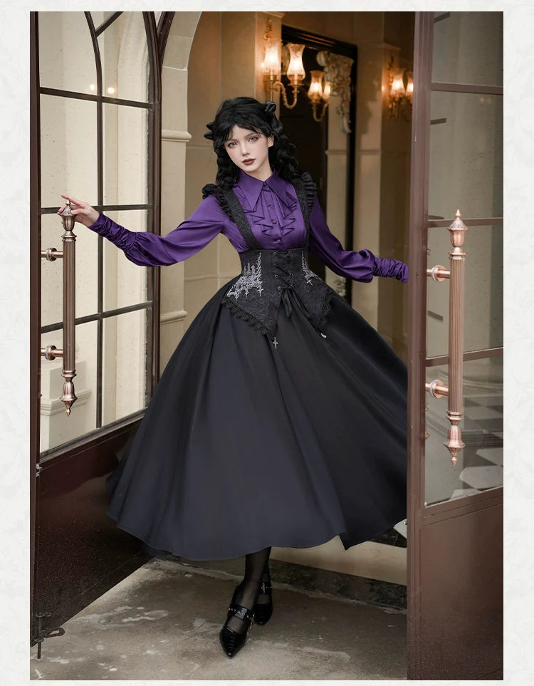 Thorny Night Gothic Lolita Bust-Support JSK - image 9