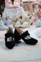Heidi Manor - Classic Lolita Chunky Heels with Cutout Trims - image 21